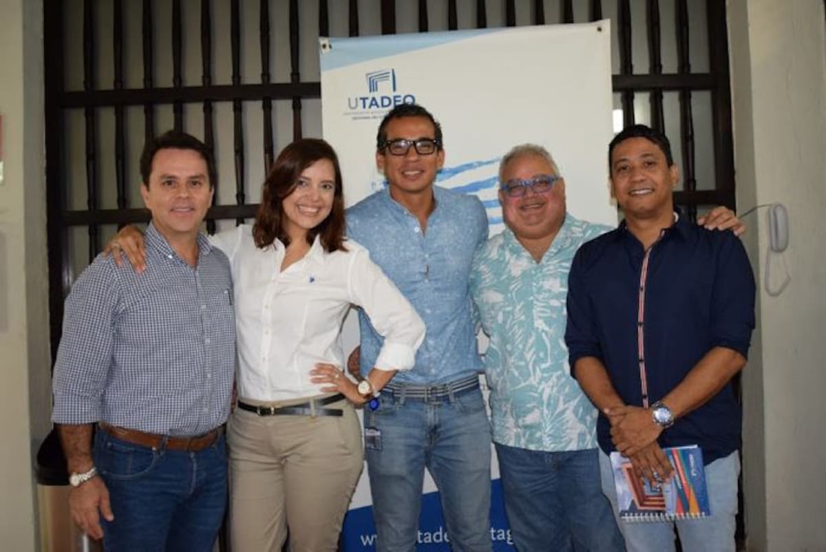 Javier Acevedo, María del Carmen Moreno, Joel Samper-López, Germán Martelo y Howard Villarreal. Foto: Cortesía