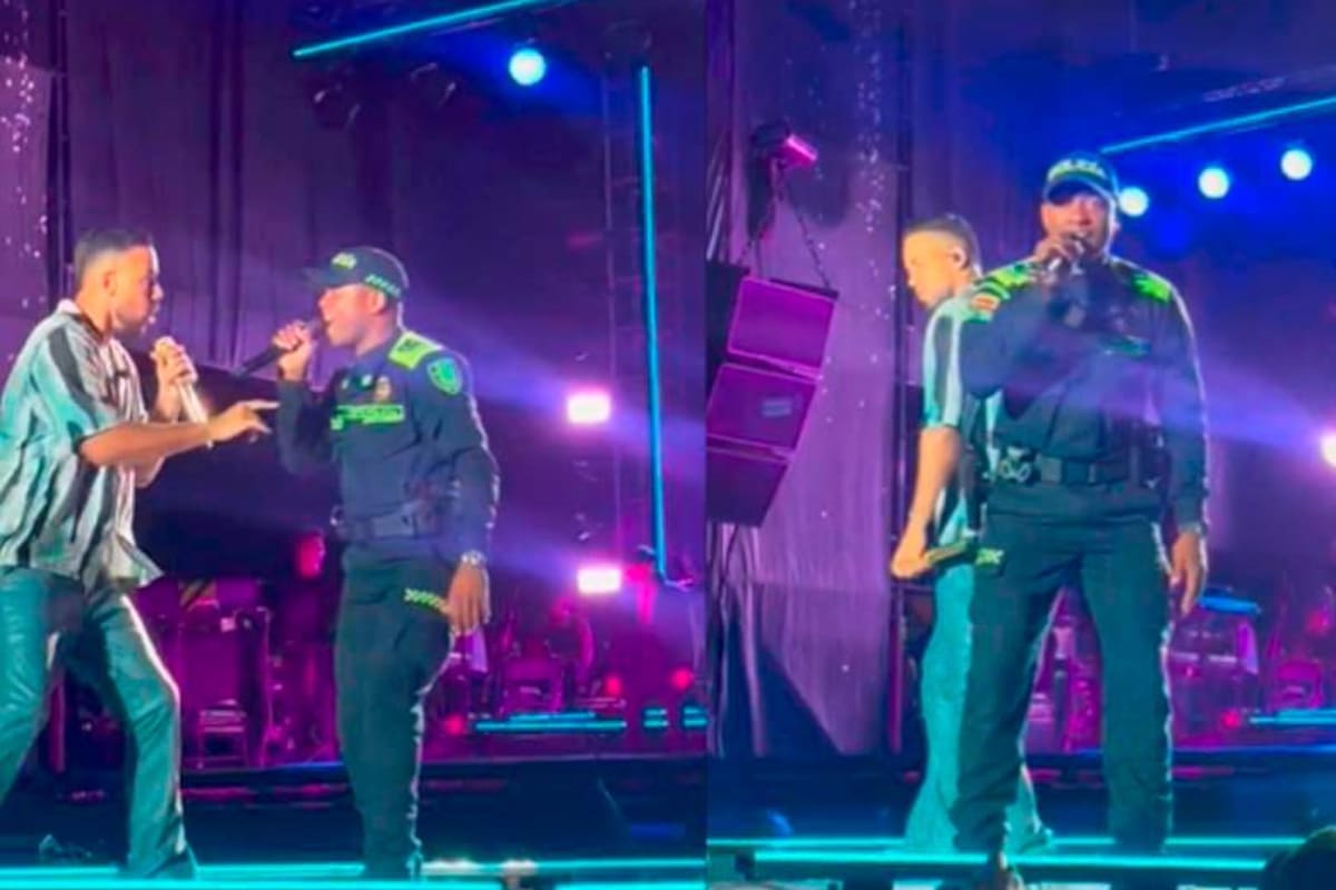 Video: Policía canta “Ella y yo” junto a Romeo Santos y se hace viral