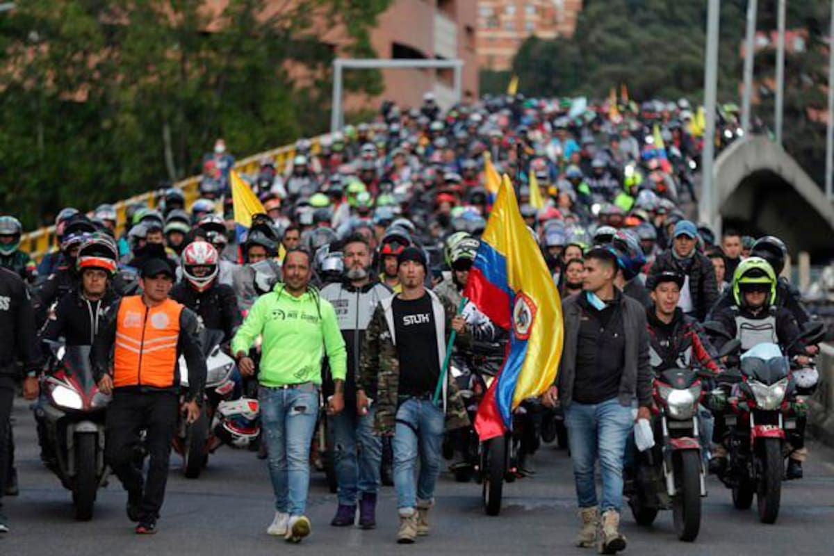 Protesta de motos en Bogotá: este es el punto de encuentro