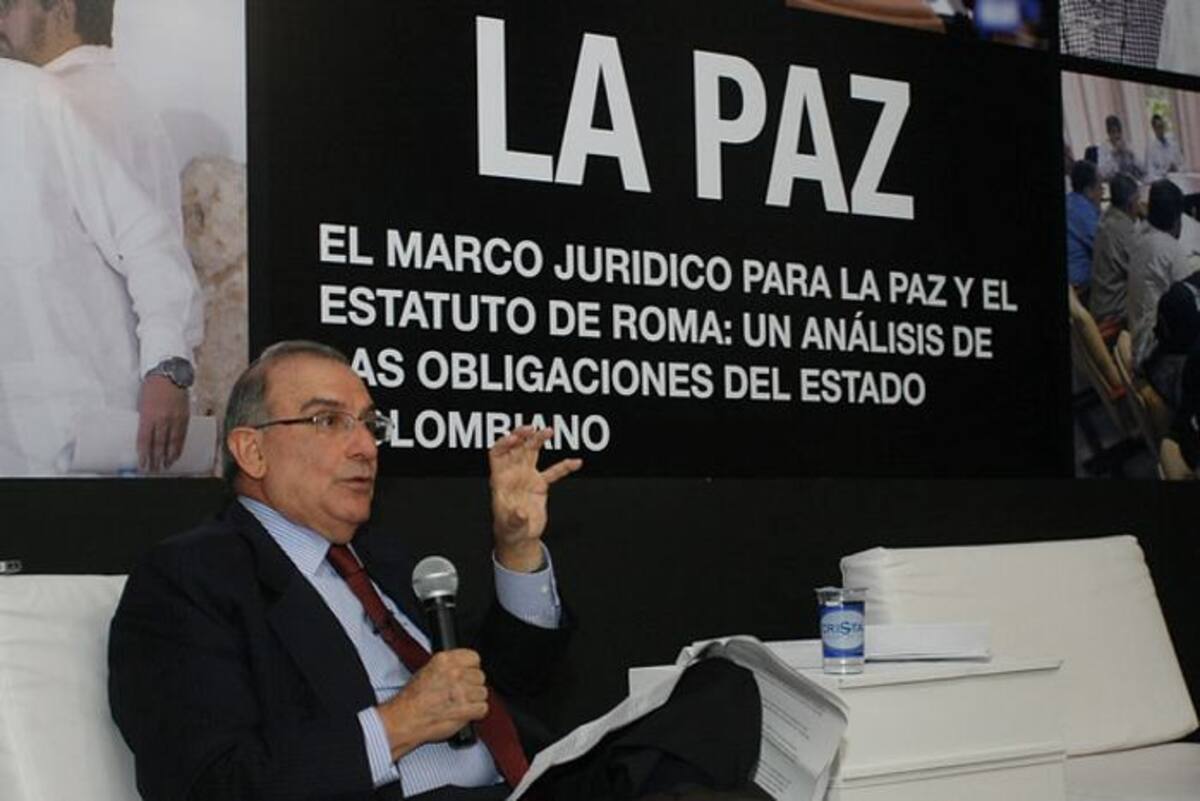 Humberto De la Calle, jefe del equipo negociador del Gobierno en los diálogos de paz con las Farc. COLPRENSA