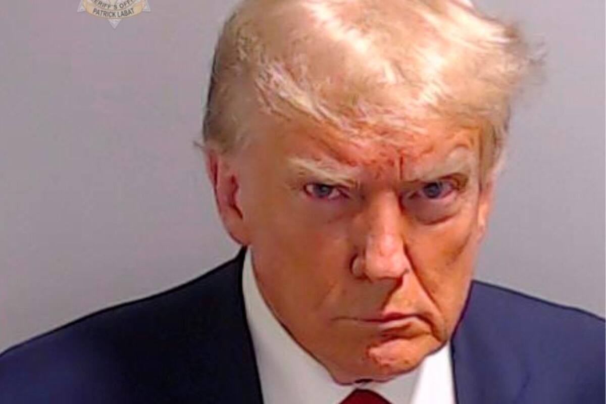 Viral: la foto de Donald Trump dentro de la cárcel