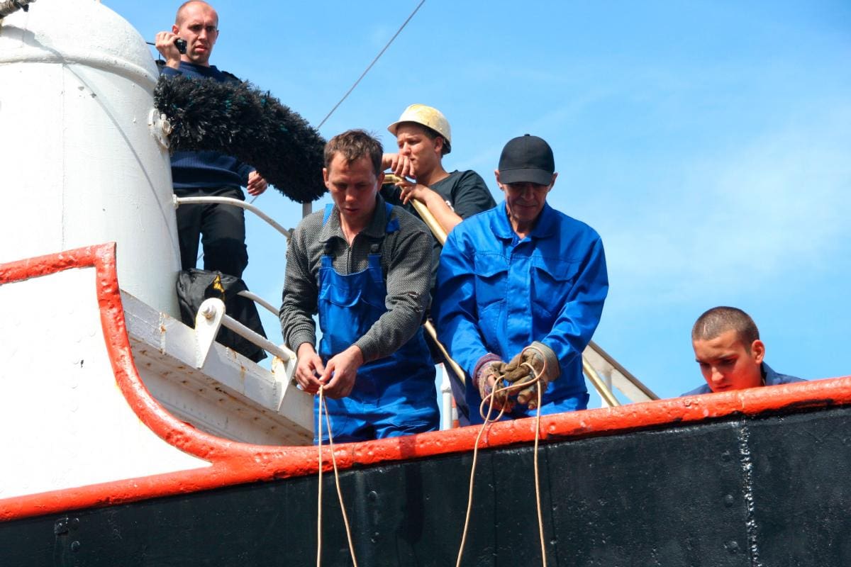 A bordo de un buque: así es la vida de los marinos