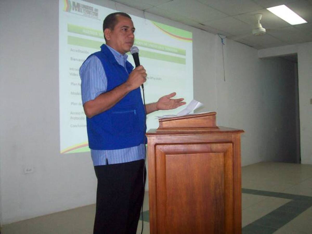 Gustavo José Castillo, alcalde de San Juan Nepomuceno. Cortesía
