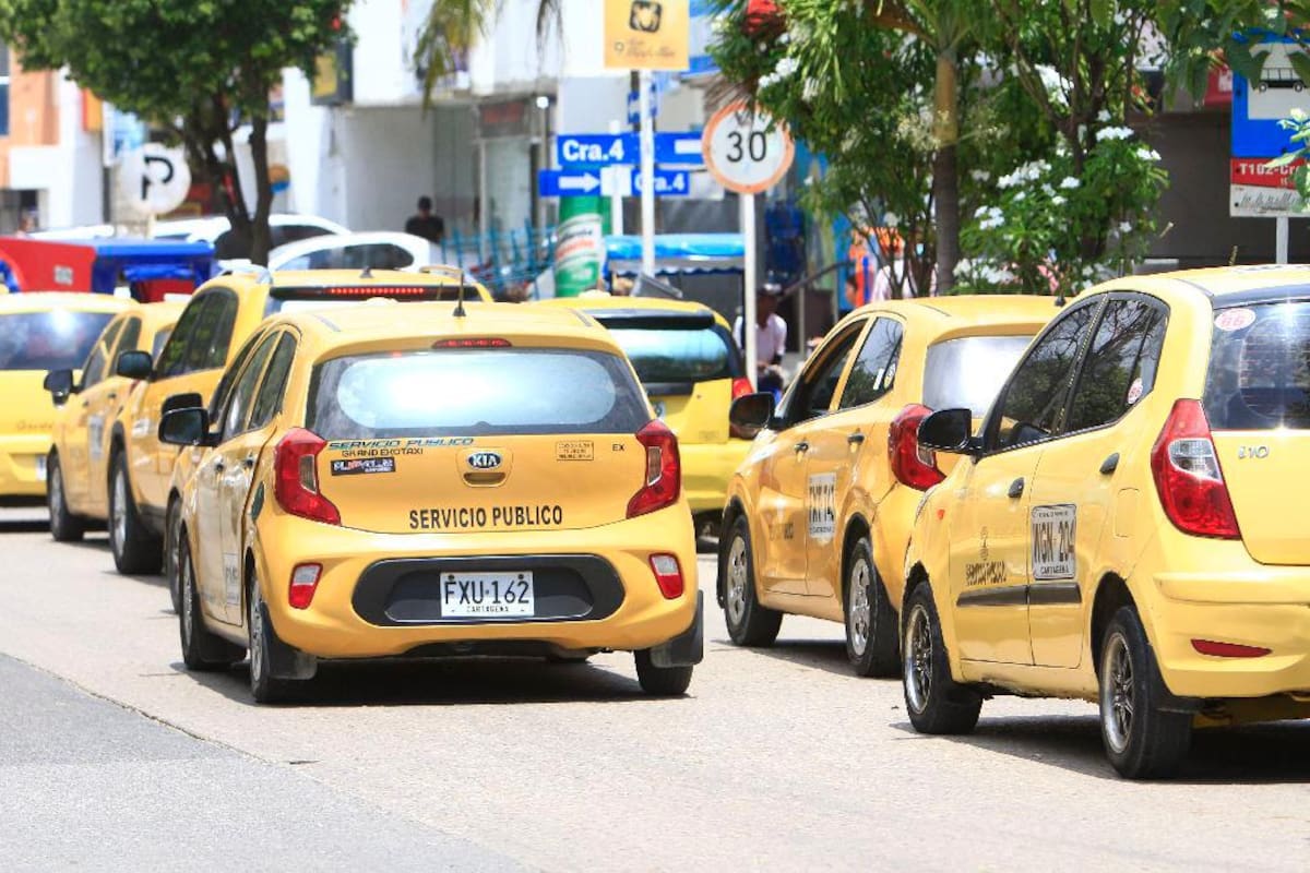 Cartagena tiene la carrera mínima más alta del país, ¿y el taxímetro?