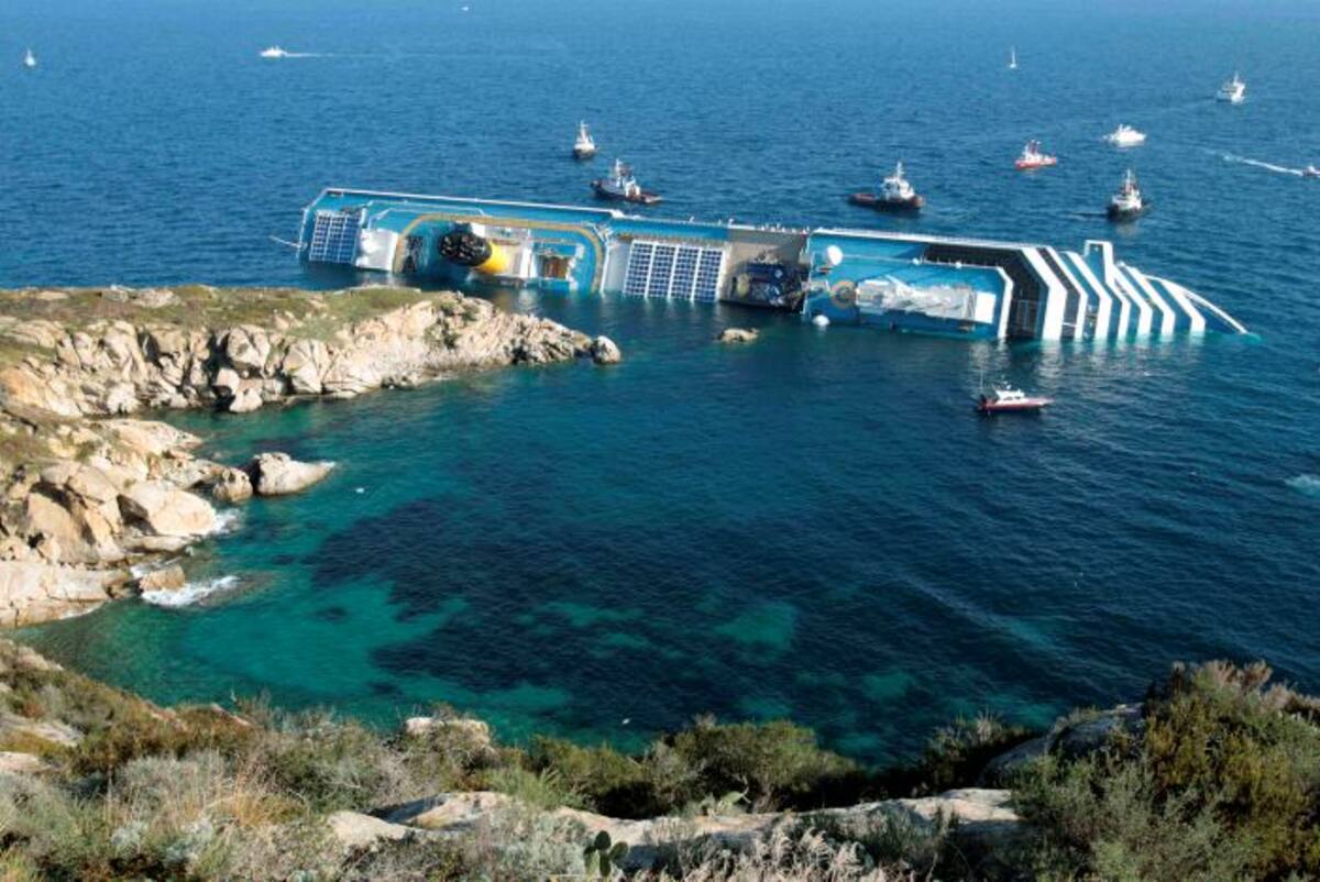 Costa Concordia. AP Gregorio Borgia