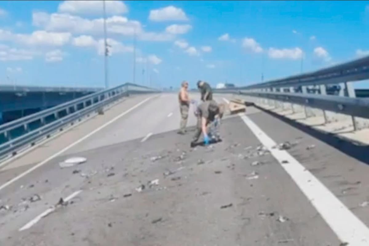 El puente de Crimea sufre otro ataque mortífero, ¿qué pasó?