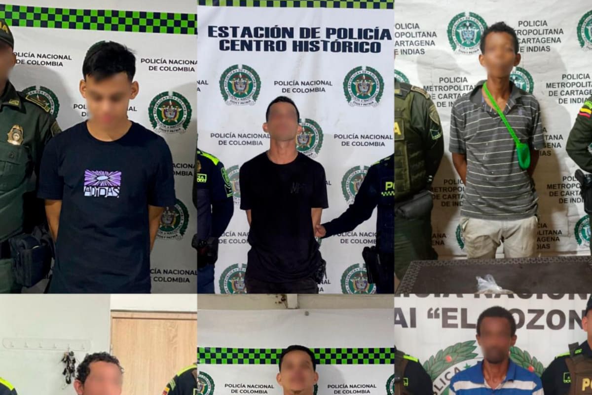Así cayeron 7 ‘jíbaros’ en Cartagena: vendían desde marihuana hasta tusi