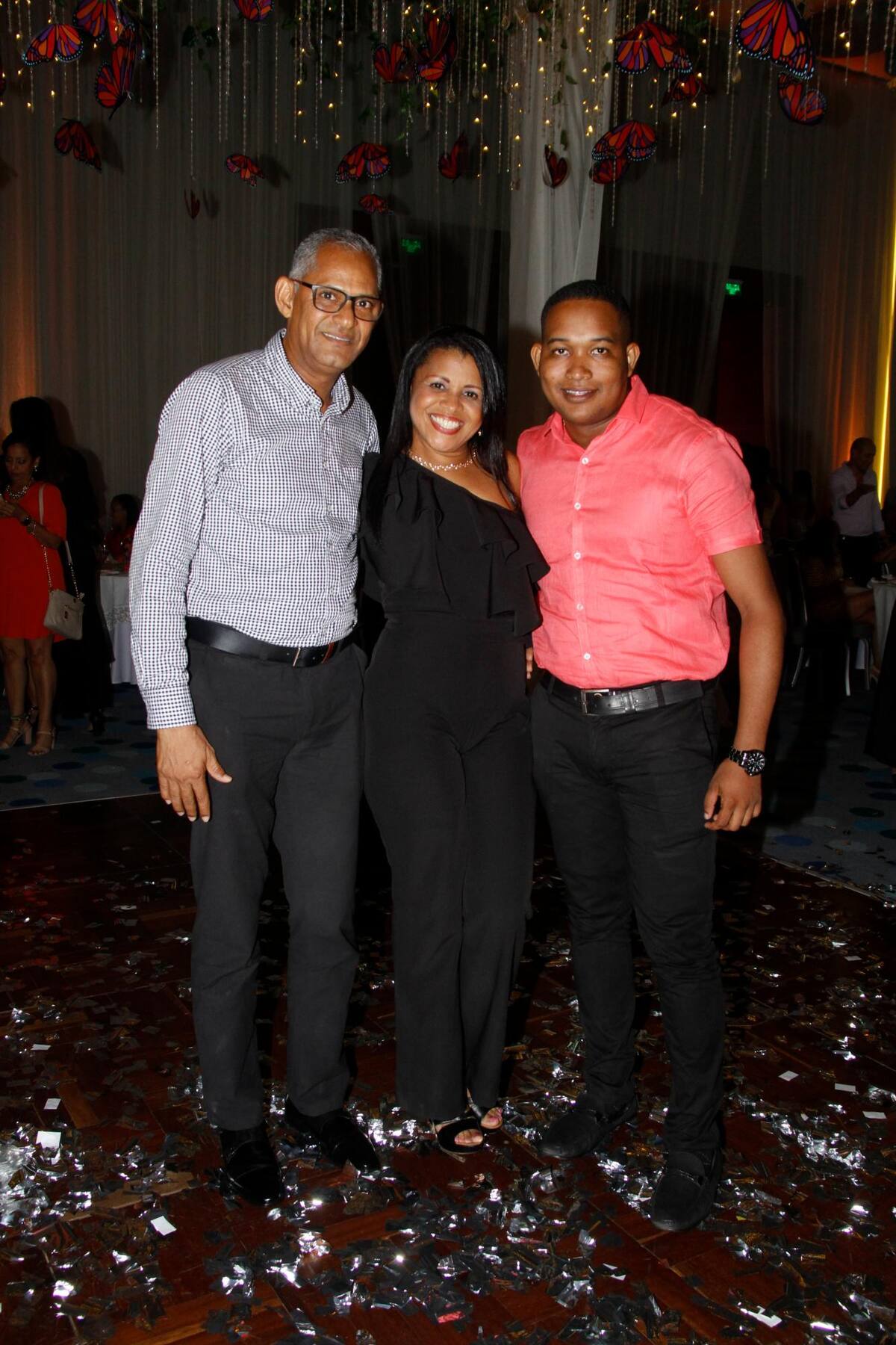 Rodolfo Cabrera, Yomari Ortega y Jorge Carrasquilla.