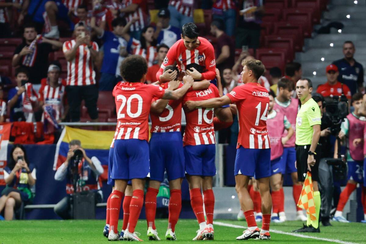 Morata golea, el Atlético sobrevive; Shakhtar remonta