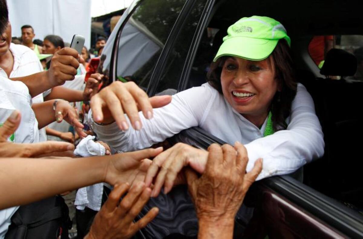 Sandra Torres, aspirante a la presidencia de Guatemala. AP Luis Soto