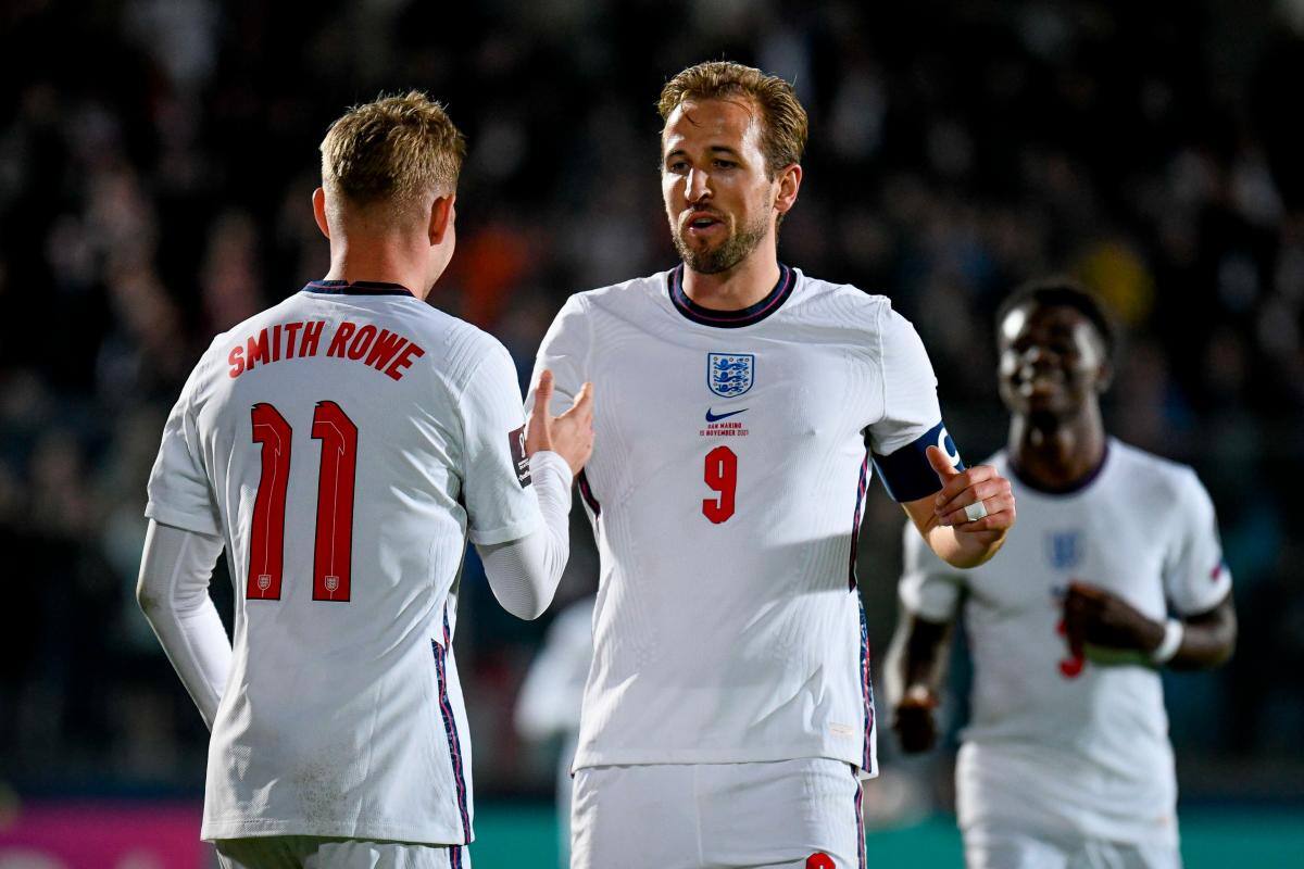 Harry Kane lleva a Inglaterra al Mundial de Catar con un “póker” de goles