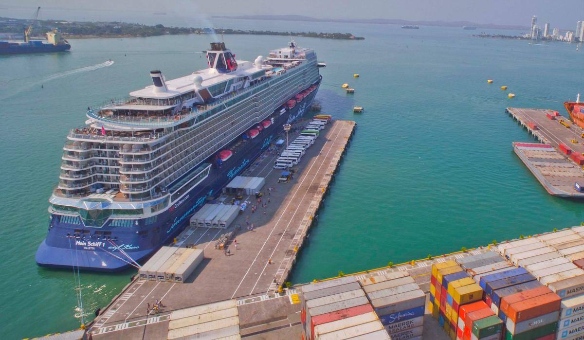 Las instalaciones de la Sociedad Portuaria están habilitadas para recibir anualmente hasta 1 millón de pasajeros, 5 cruceros de manera simultánea y barcos de hasta 6 mil pasajeros. //archivo