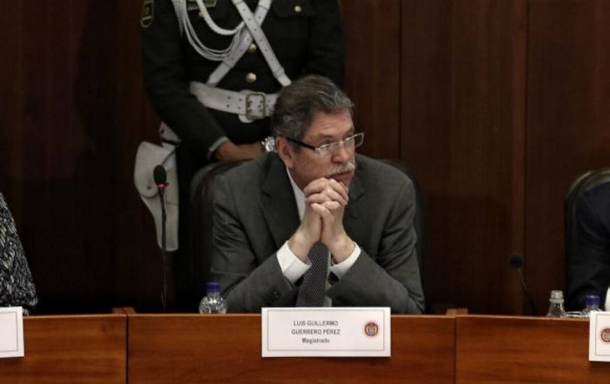 Luis Guilermo Guerrero, presidente de la Corte Constitucional.