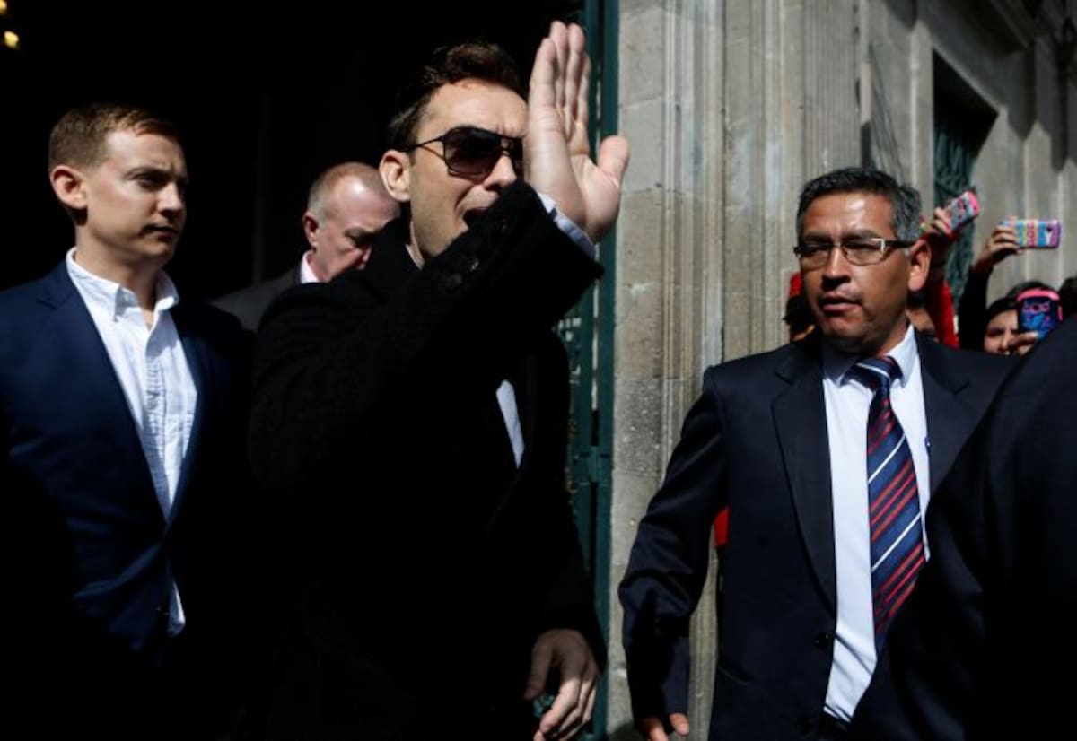 Jude Law en Bolivia. AP Juan Karita