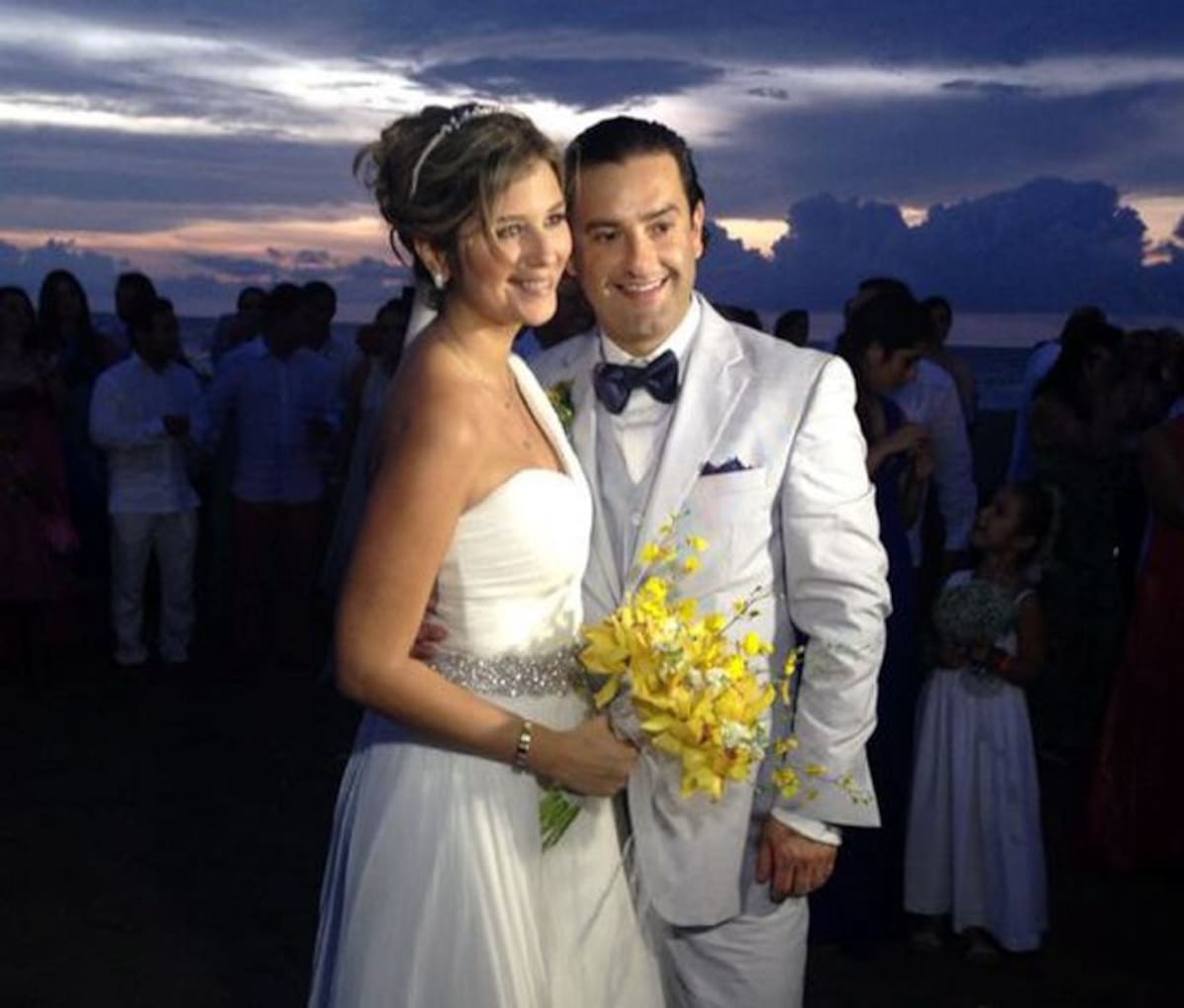 Boda de la periodista Andrea Guerrero y el empresario Alejandro Falla. CORTESÍA