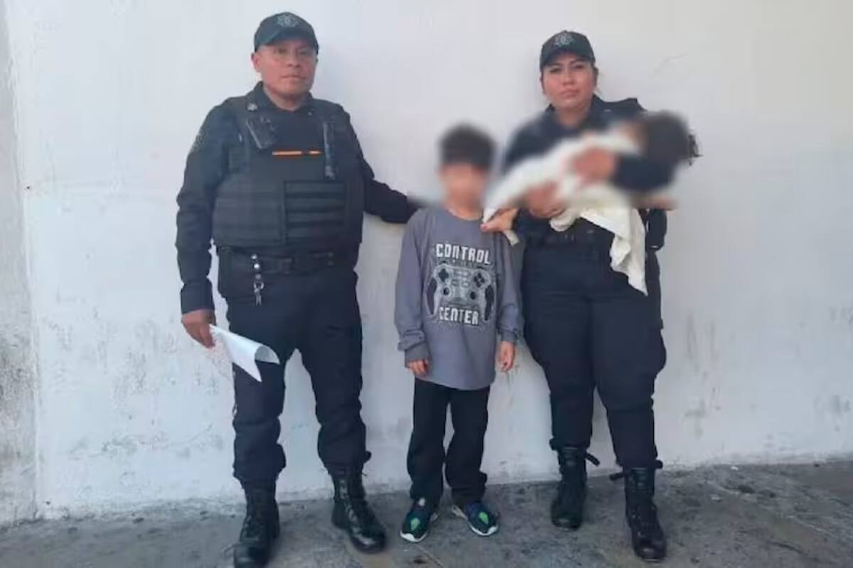 Video: hallan dos niños abandonados y encerrados tras unas rejas