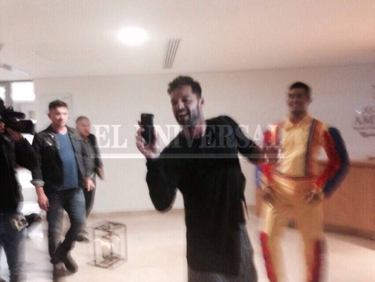 Ricky Martin en Cartagena. EL UNIVERSAL