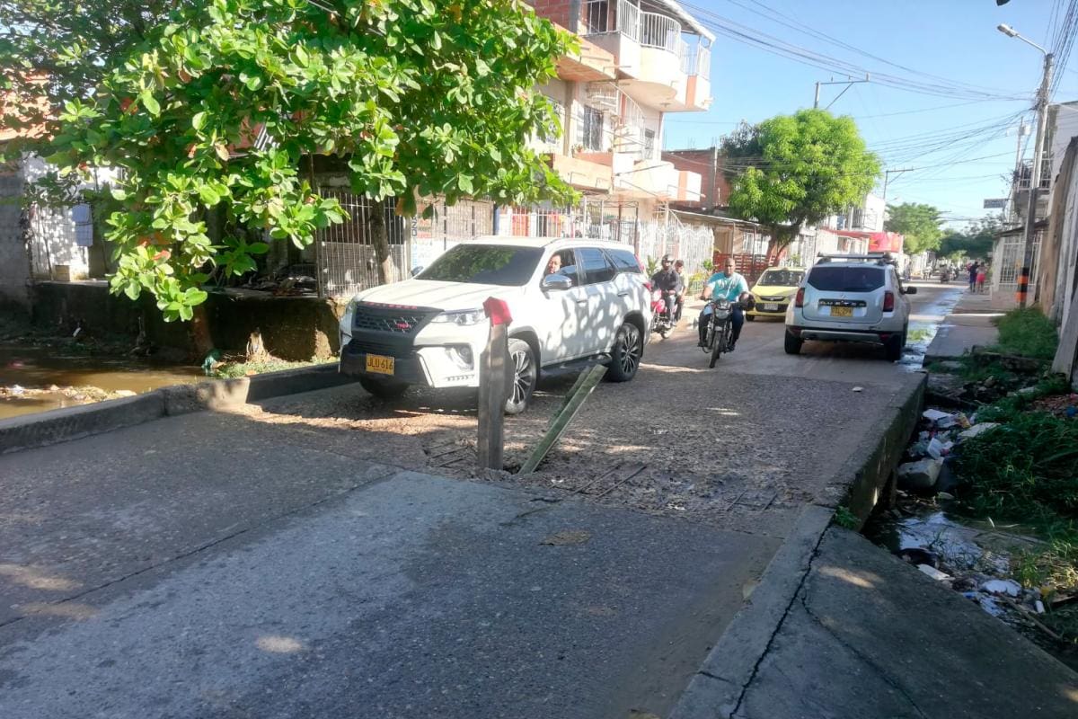 Se agravó el daño: puente en San José de los Campanos a punto de colapsar