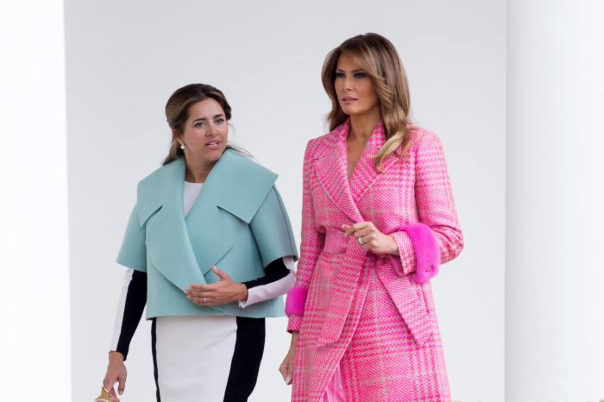 Los memes que dejó el vestuario de la primera dama en la reunión Duque - Trump