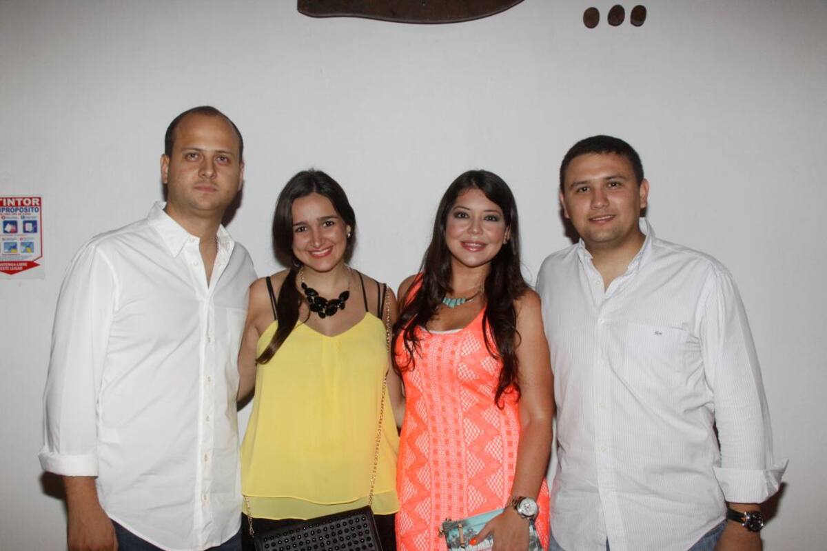 Félix Cossio, Angelina Blel, Juliana Aray y Ricardo Mayorga.