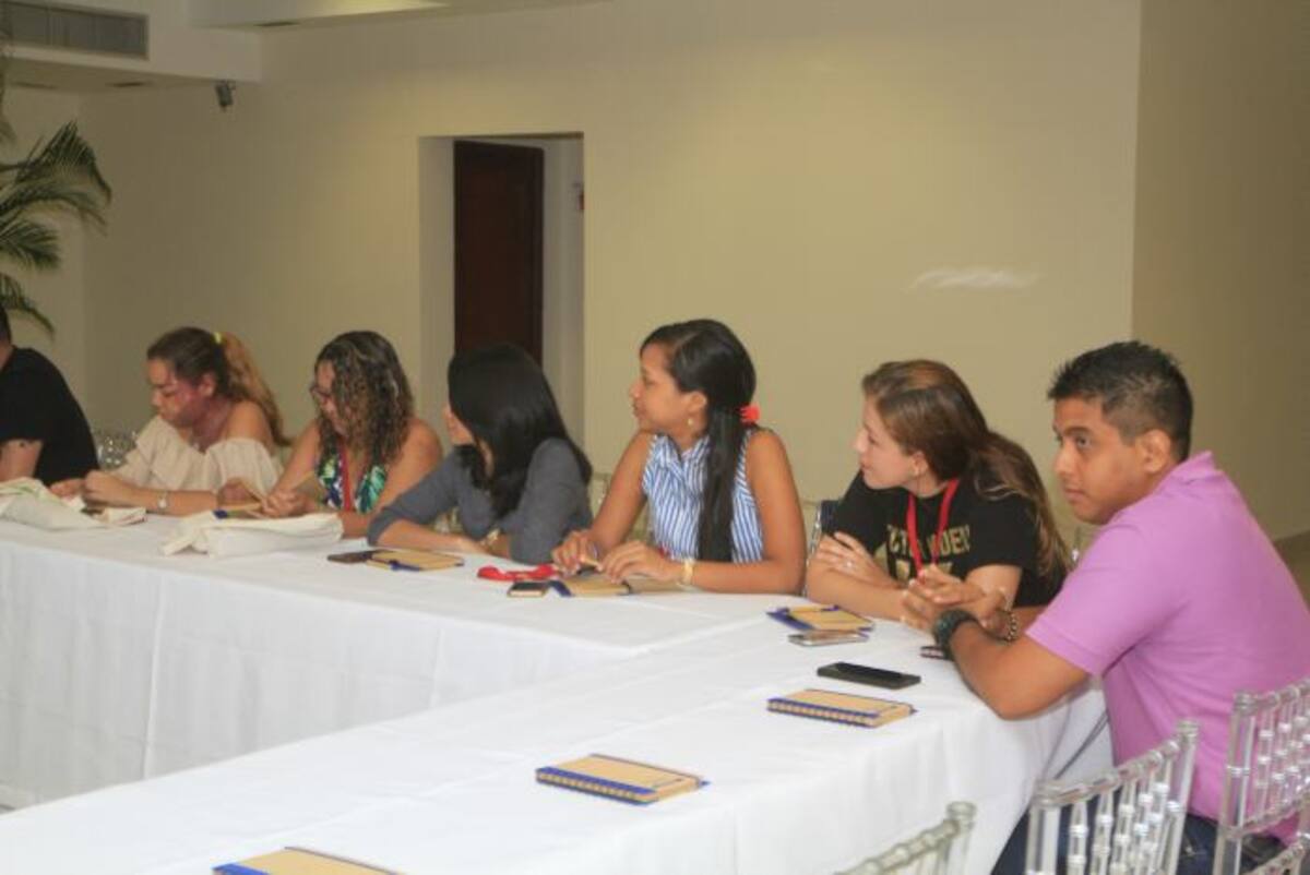 Primer Encuentro de Periodistas por el Cambio Climático, en el auditorio de El Universal, en el Pie del Cerro. JULIO CASTAÑO