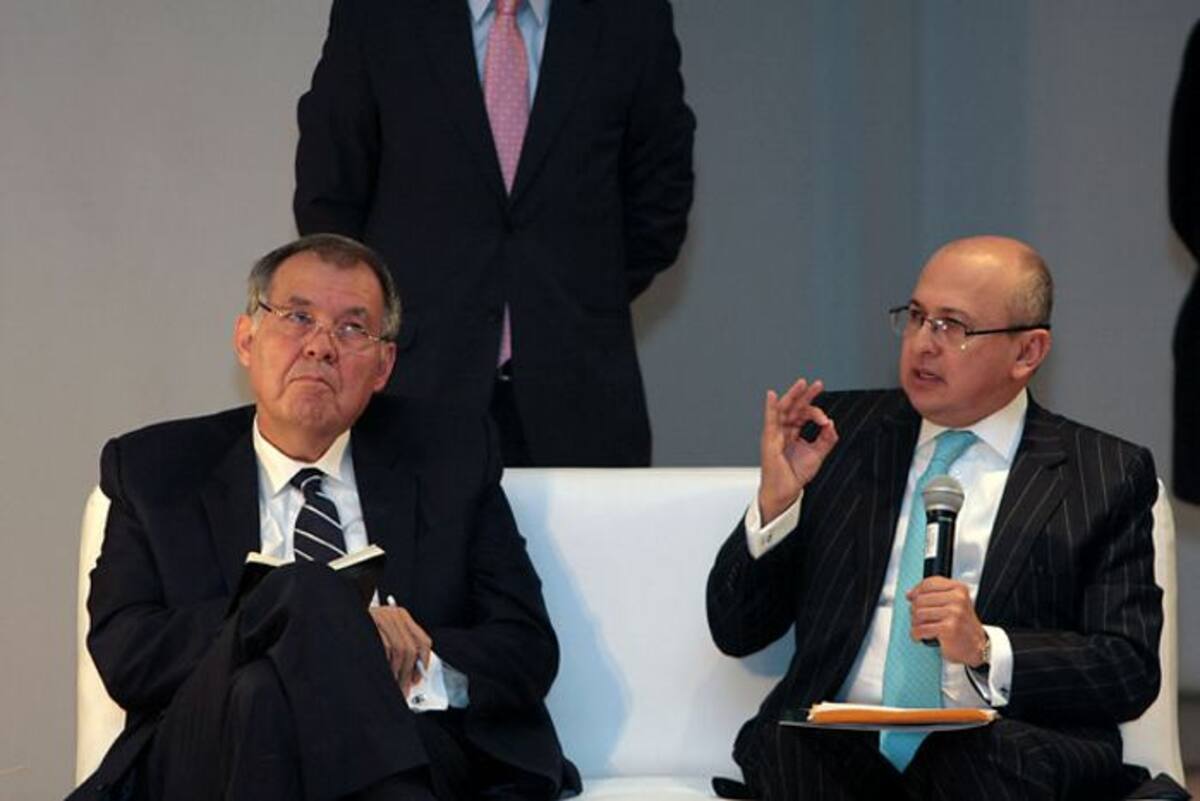 Alejandro Ordóñez, procurador general de la Nación y Eduardo Montealegre, fiscal general de la Nación. COLPRENSA
