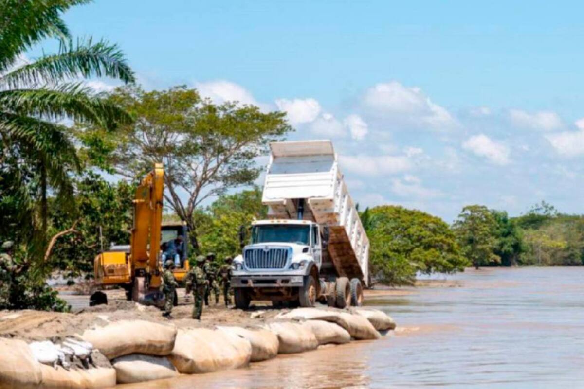 Denuncian debilitamiento de jarillón en La Mojana