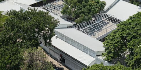 Avanzan las obras en el INEM: reconstrucción de la sede principal alcanza el 40 %
