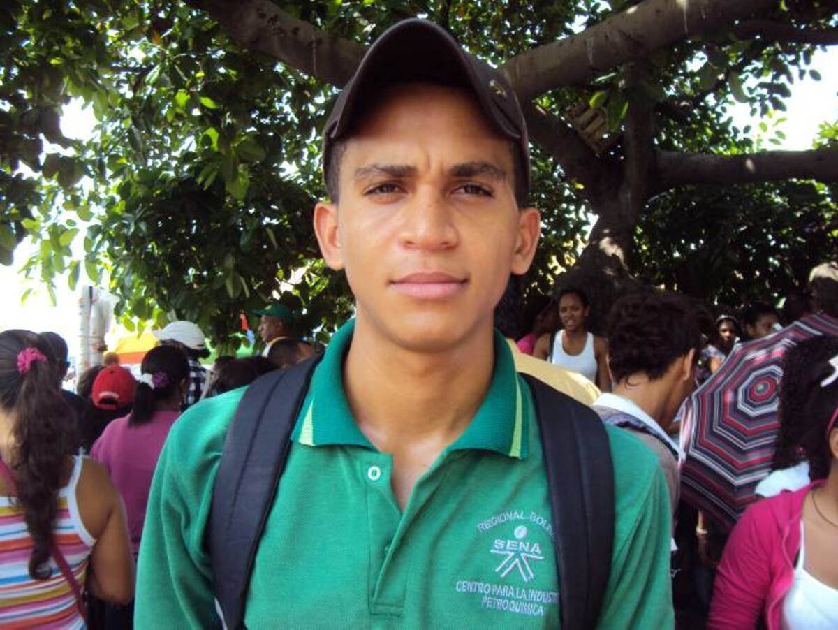 Manuel Andrés González Castro, estudiante del SENA. ANLLY TATIANA FLÓREZ OSPINA - EL UNIVERSAL