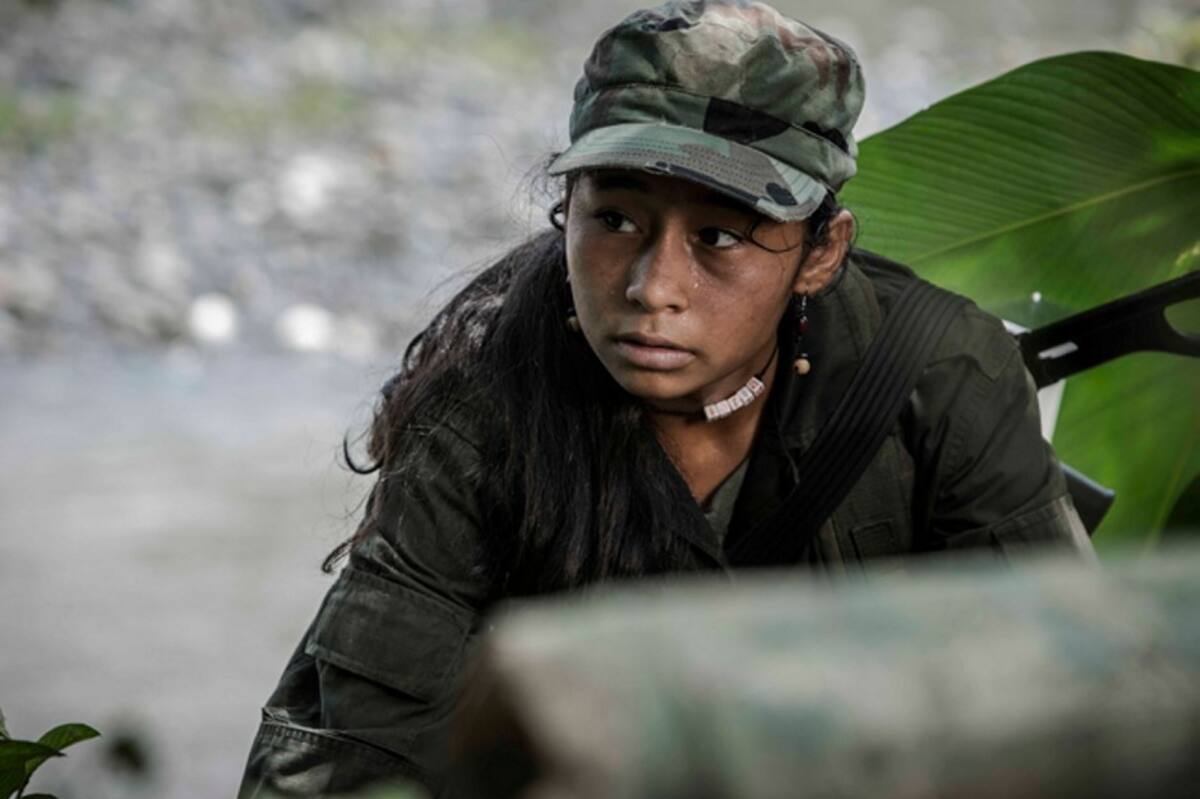 "Alias María" es protagonizada por los colombianos Karen Torres, Anderson Gómez, Erik Ruiz, Niever y Deivis, cinco niños que fueron seleccionados en un casting en zonas con alto índice de riesgo de reclutamiento para la guerra. CORTESÍA FICCI