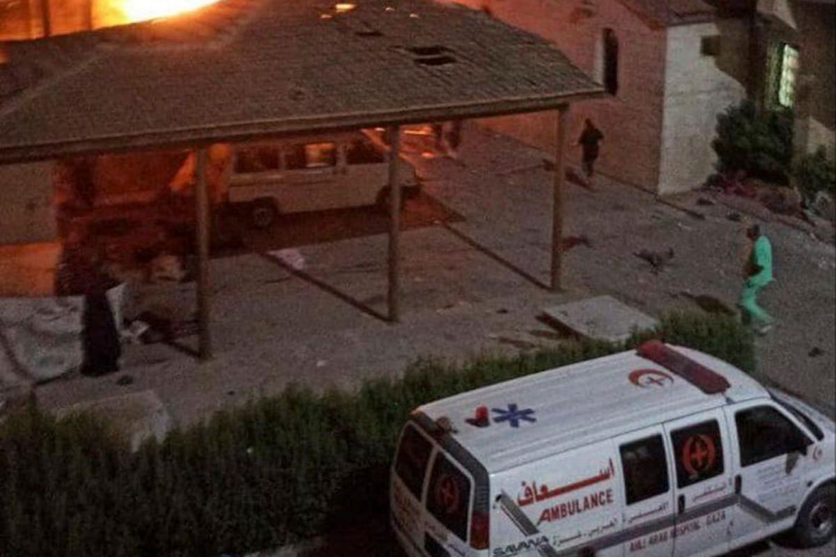 Esto es lo que se sabe de la explosión en el hospital de Gaza