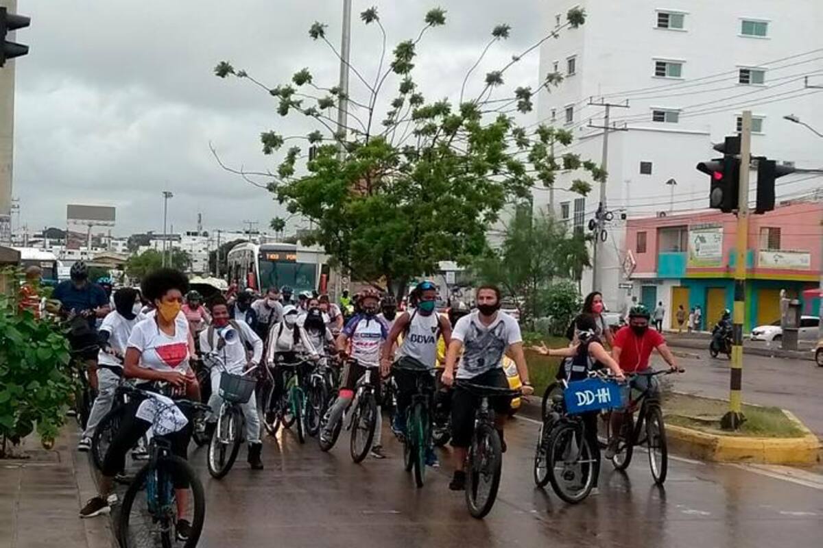 ‘Ruta por la vida y la paz’ se realizó en Cartagena sin contratiempos
