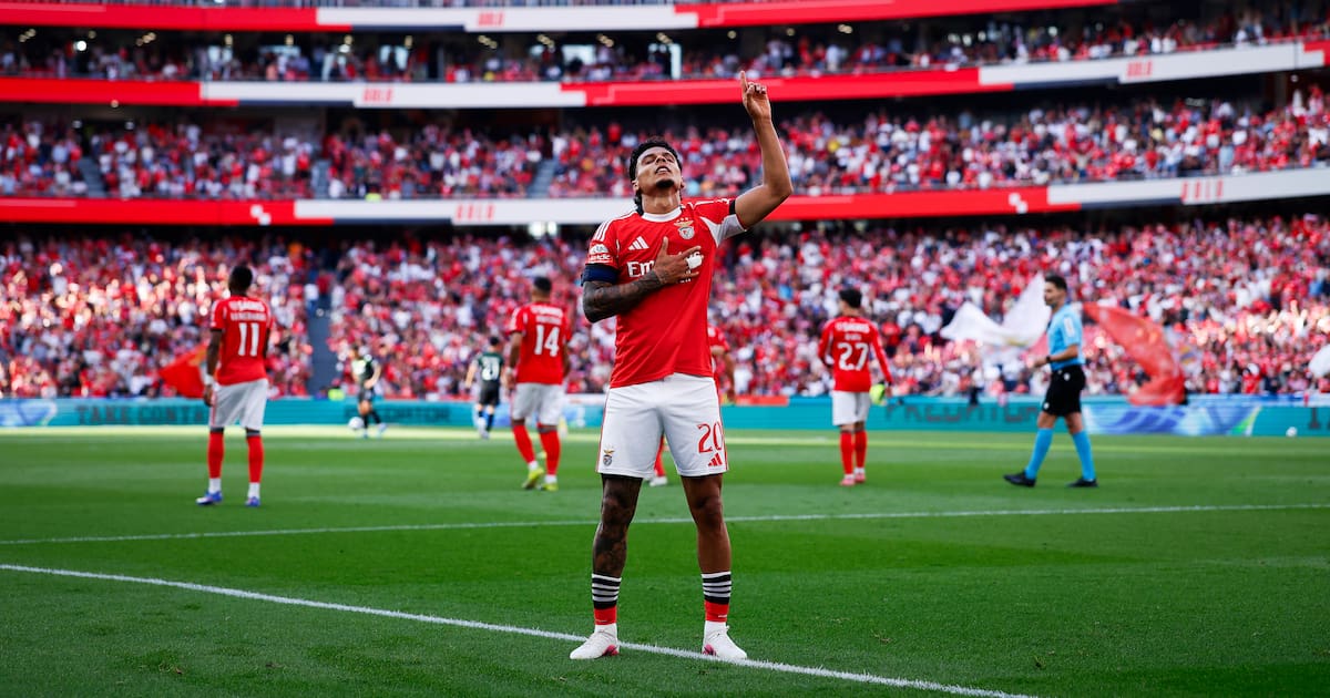 Richard Ríos, goal and star in Benfica's victory in the Portuguese league