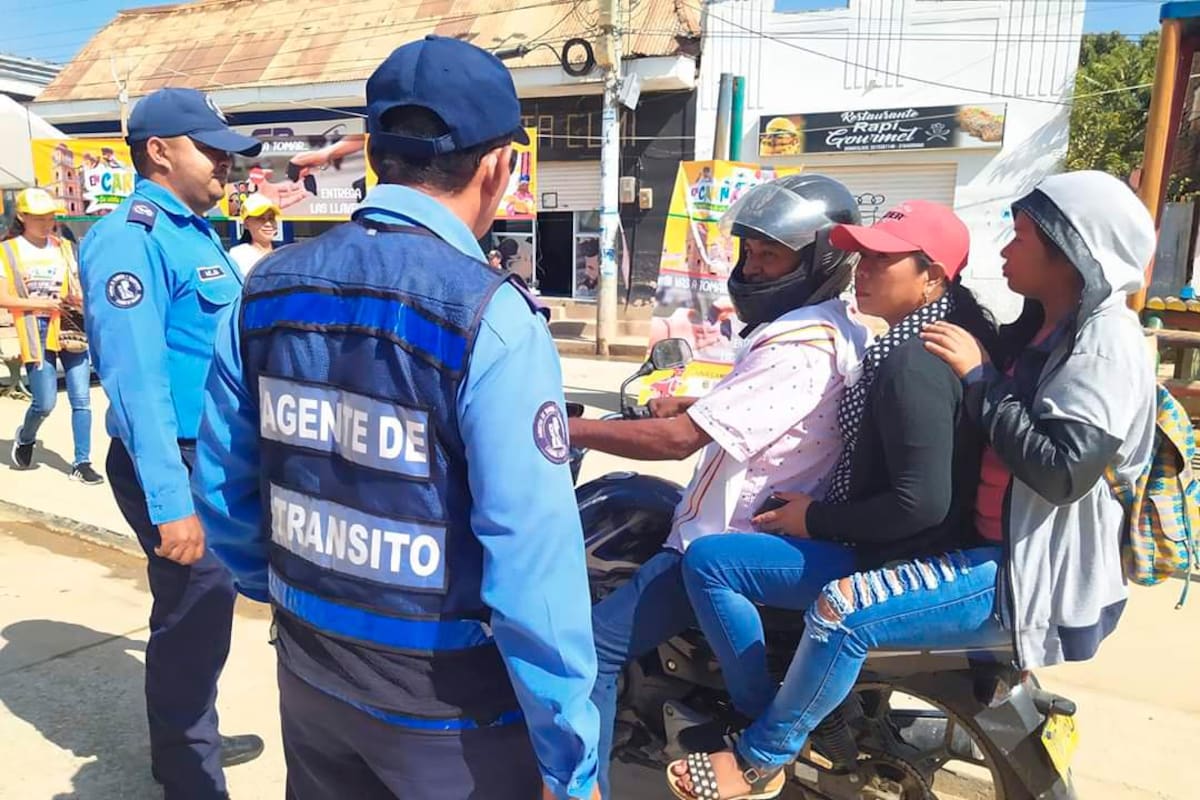Campaña en El Carmen para disminuir la accidentalidad