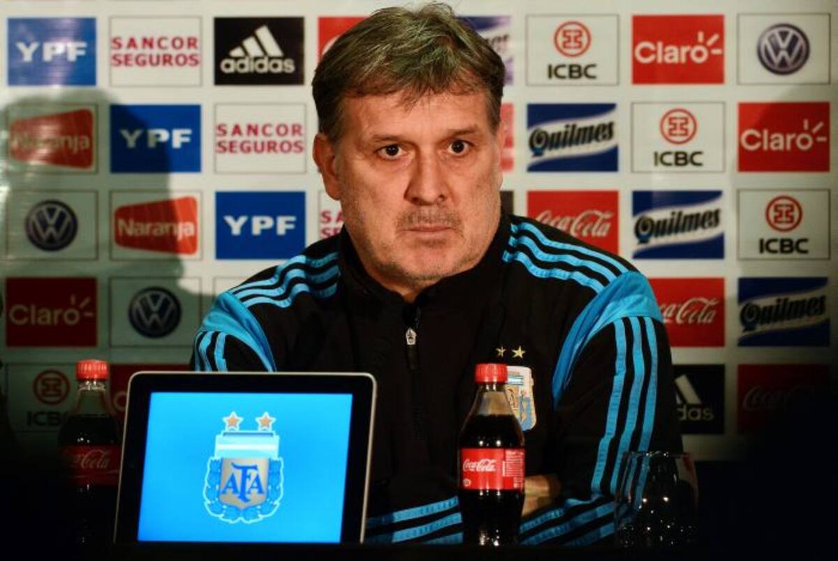 Gerardo Martino, técnico de la selección Argentina. AFP PAUL ELLIS