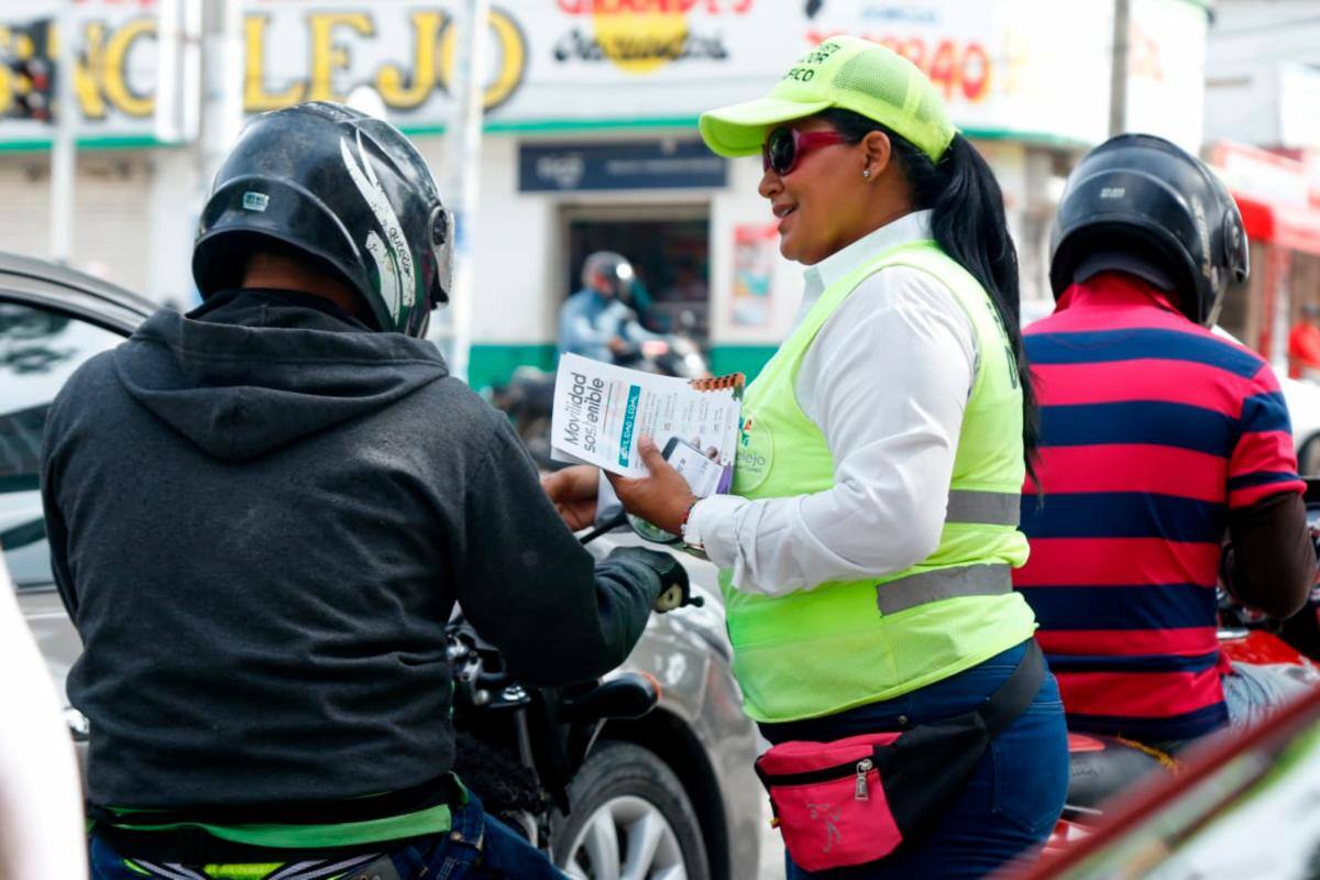 Tránsito de Sincelejo arrancó la semana de la movilidad segura