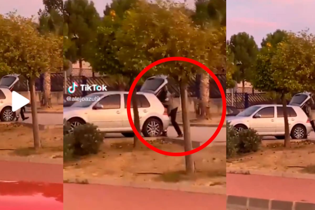 ¡Se la llevó en el baúl! El momento de un secuestro se hace viral en redes