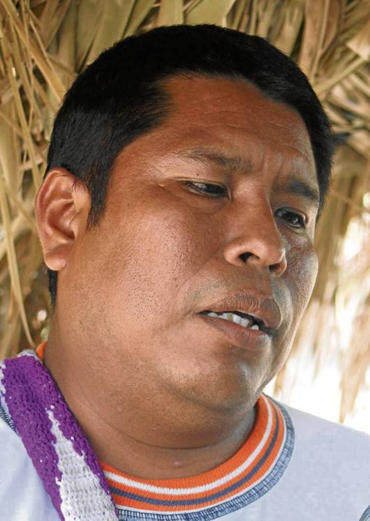 Álvaro Baquero Nisperuza, capitán del Cabildo Aywjawashi.