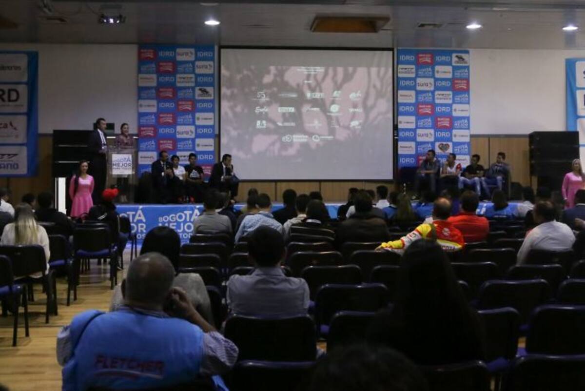 Presentación de los Campeonatos Nacionales de Ciclismo. COLPRENSA