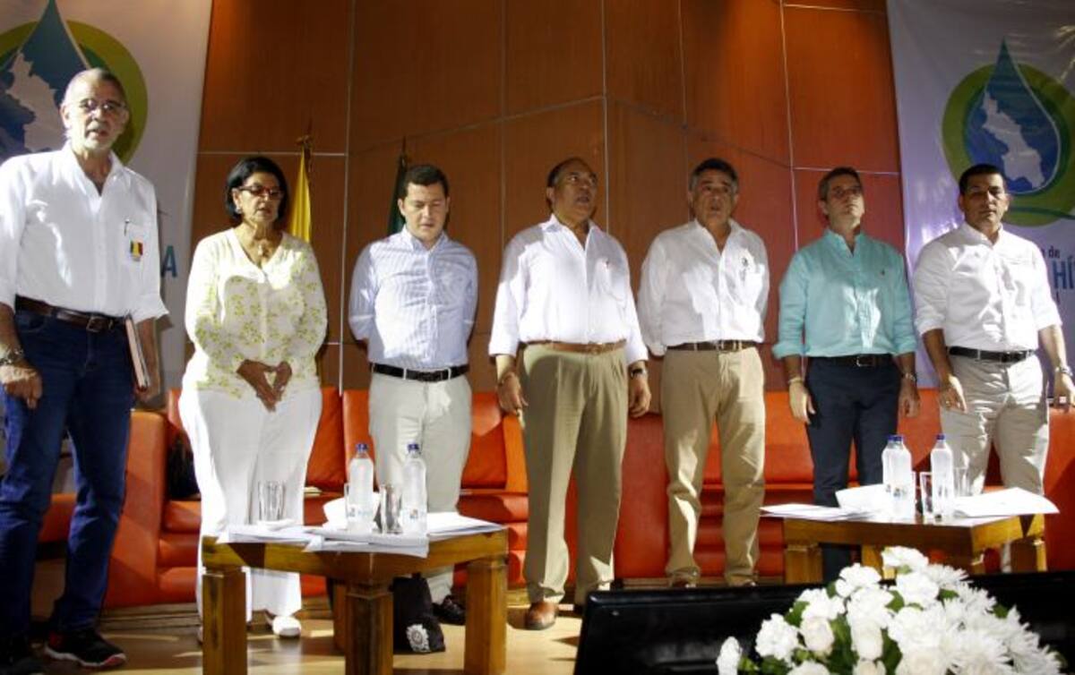 Primer consejo de seguridad hídrica se realiza en Sincelejo con participación de varios gobernadores de la Costa. MANUEL SANTIAGO PÉREZ/EL UNIVERSAL.