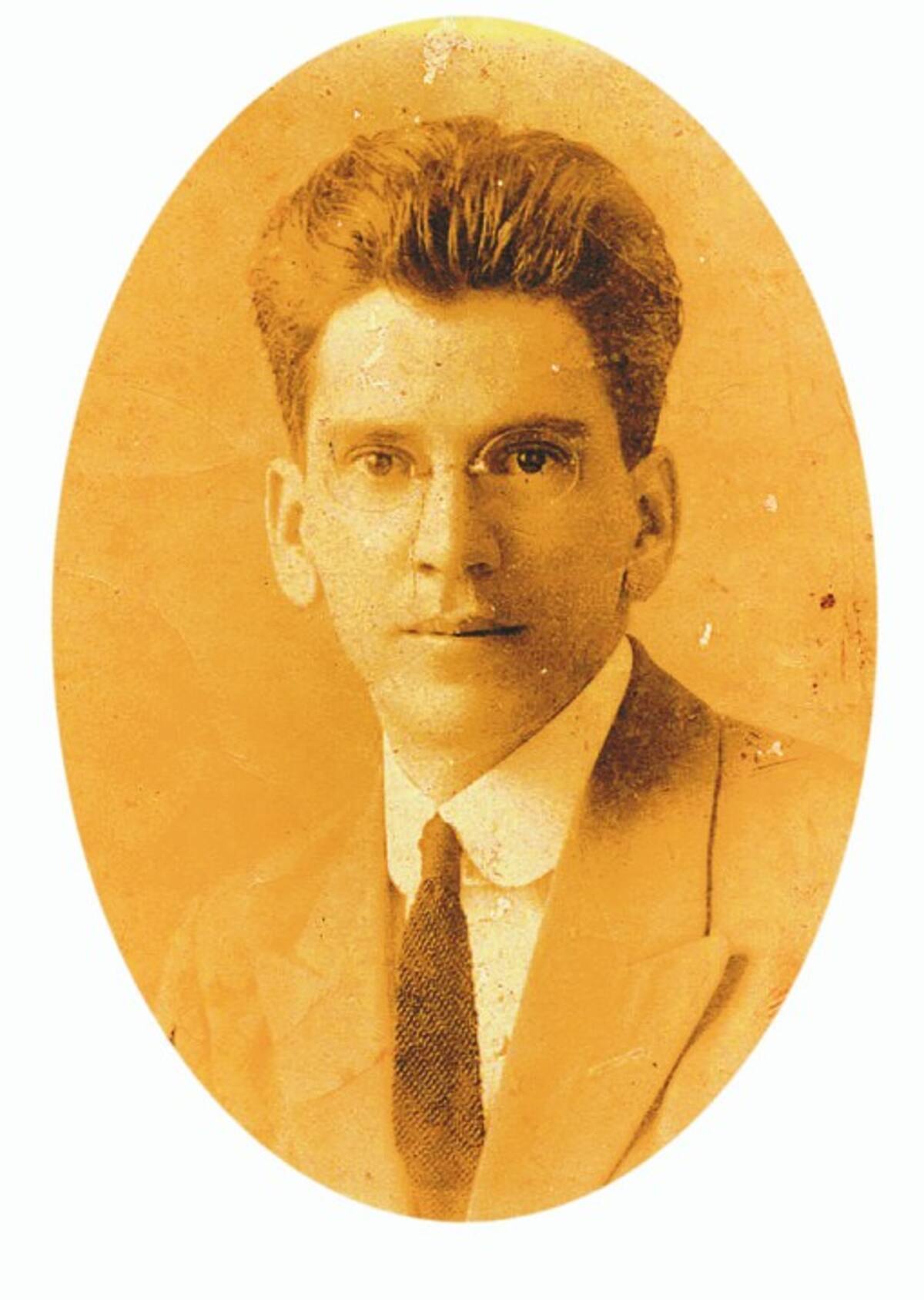 Domingo López Escauriaza en su juventud.