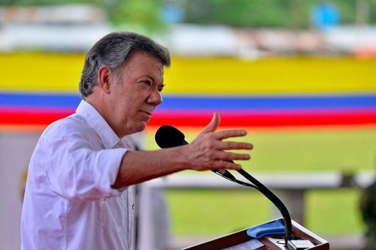 El presidente de la República, Juan Manuel Santos COLPRENSA
