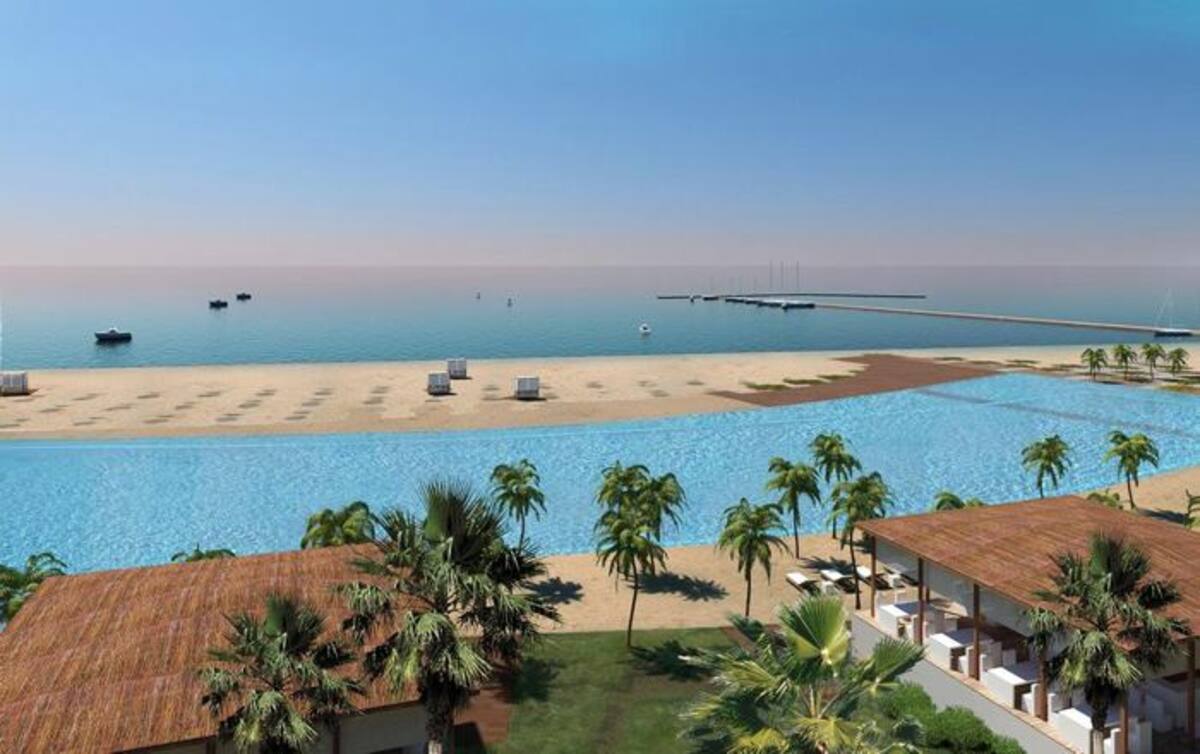 El proyecto incluye un enorme lago artificial. // CORTESÍA.