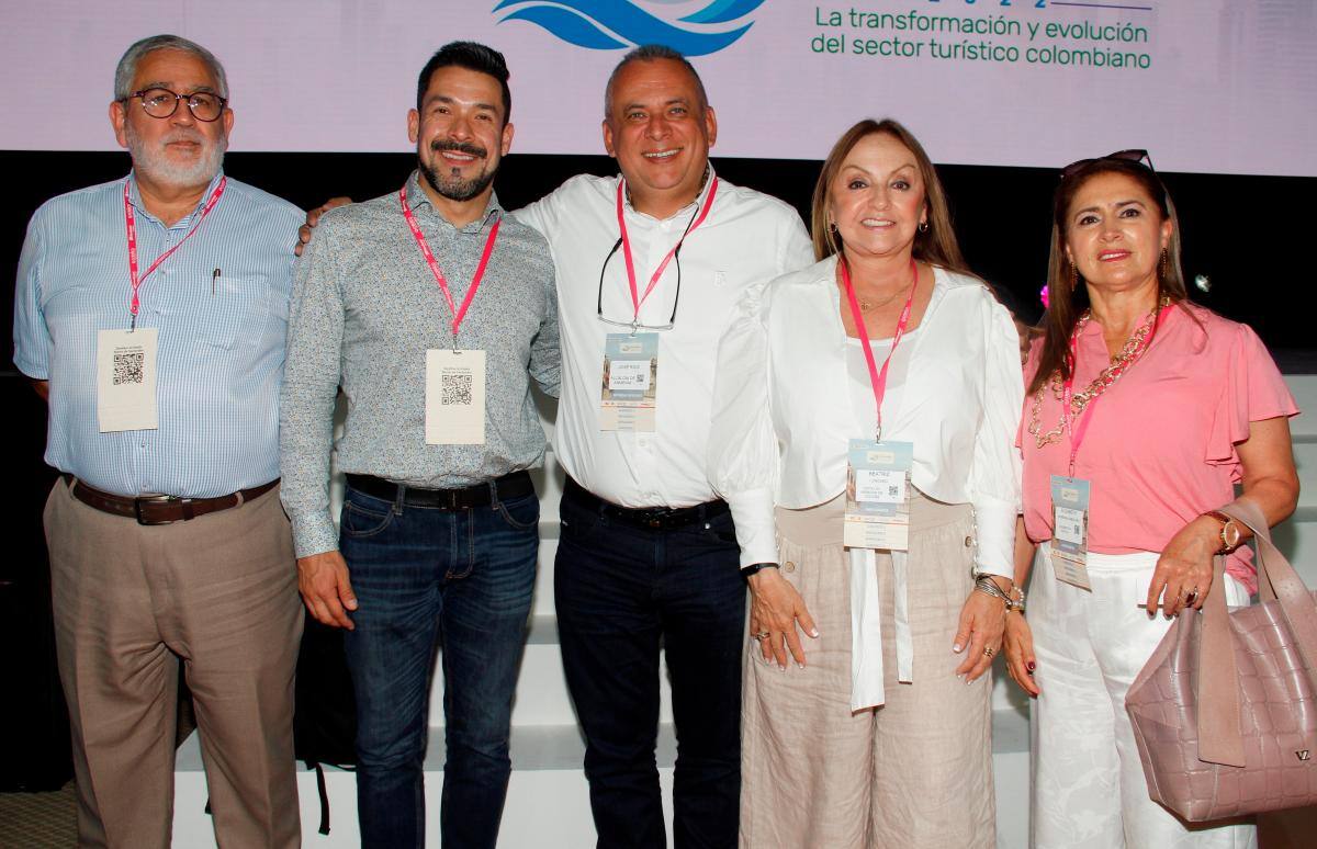 Eduardo Mejía, Fabio Quintero, José Manuel Río, Beatriz Londoño y Elizabeth Herrera.//Foto: Zenia Valdelamar - El Universal.