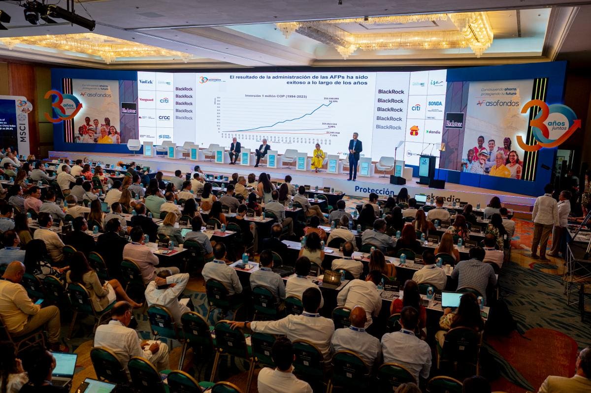 Congreso de Asofondos, en el Hotel Hilton Cartagena. // Cortesía Pedraza Producciones.