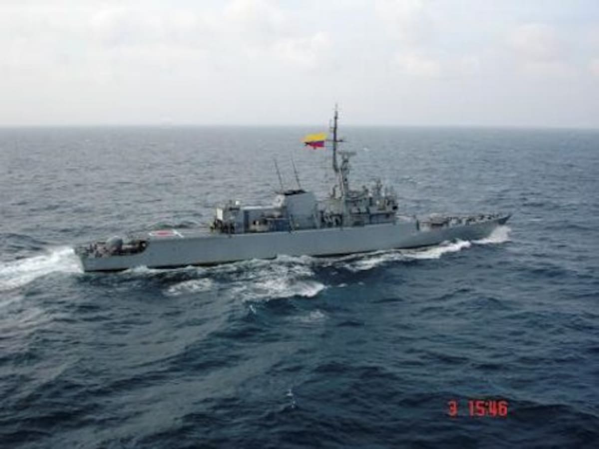 La ARC Caldas cumple 26 años surcando los mares.