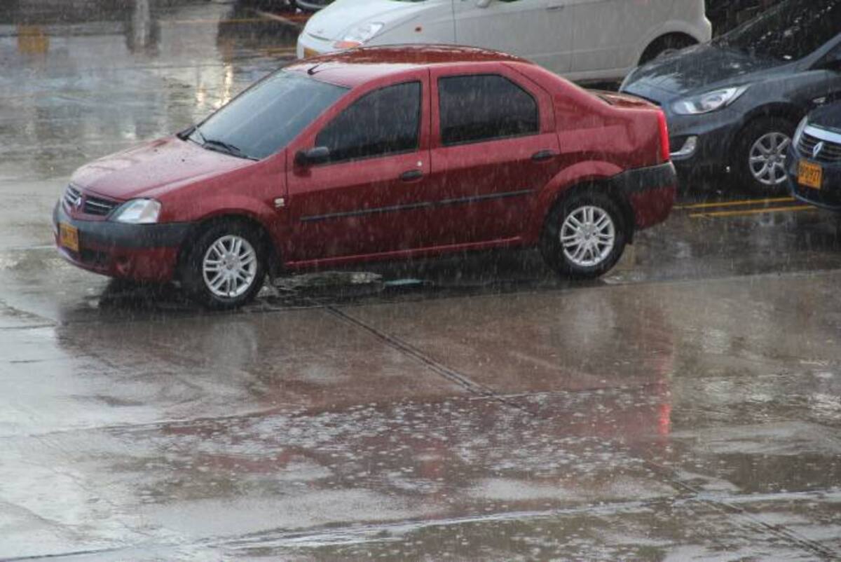 Así llueve en el Pie del Cerro. GERMÁN GÓMEZ POLO - ELUNIVERSAL.COM.CO