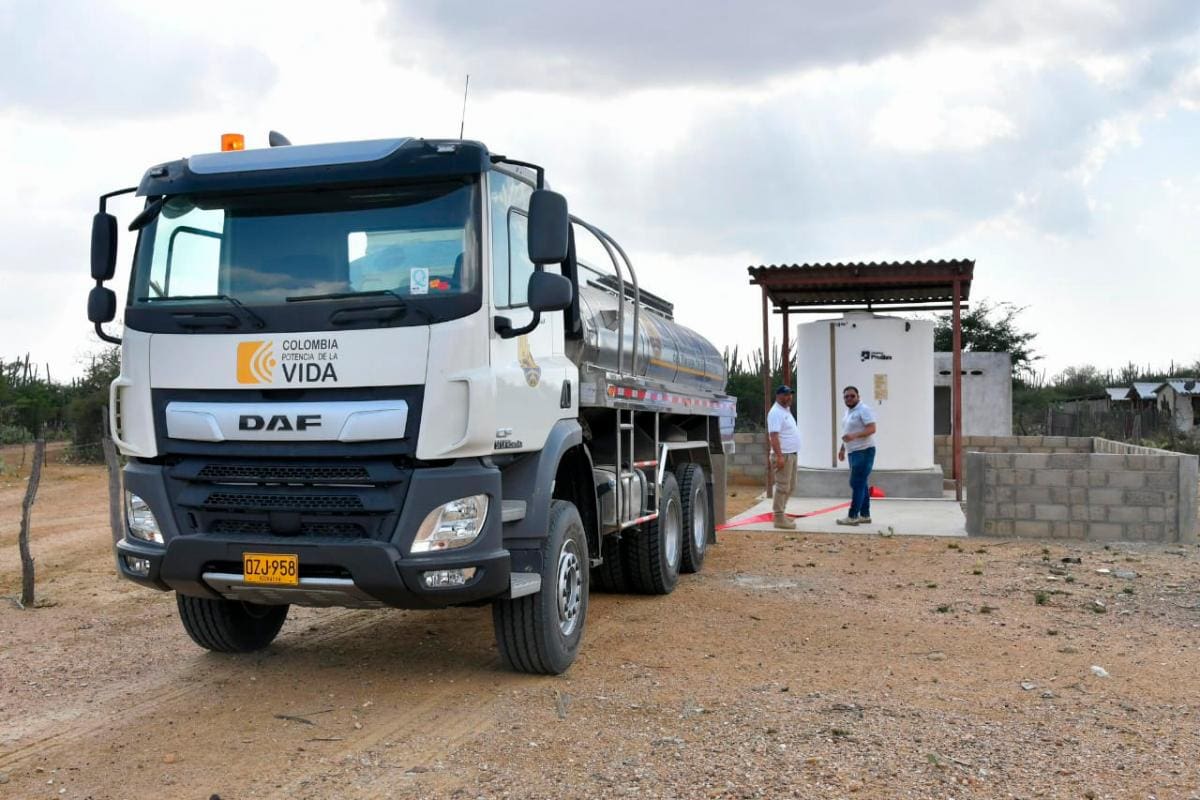 Agua entregada por carrotanques en La Guajira no sería potable