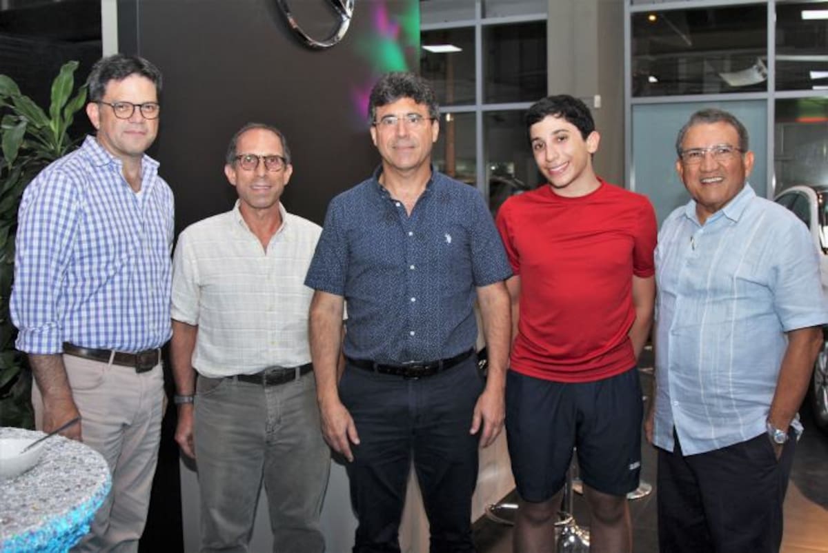 Mauricio Villegas, Juan Alberto Chaljub, Carlos Gedeón, Antonio Chaljub y Álvaro Cubas. Kailline Giraldo - El Universal.
