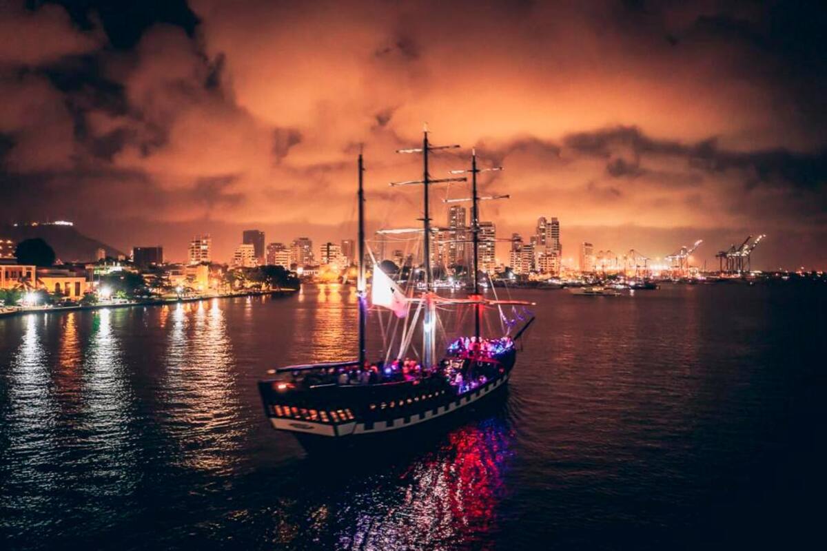 Una exposición al aire libre en un galeón